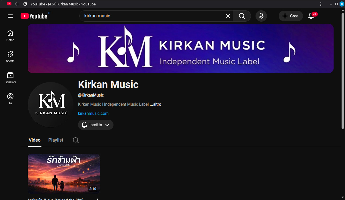 Kirkan Music’s new YouTube channel